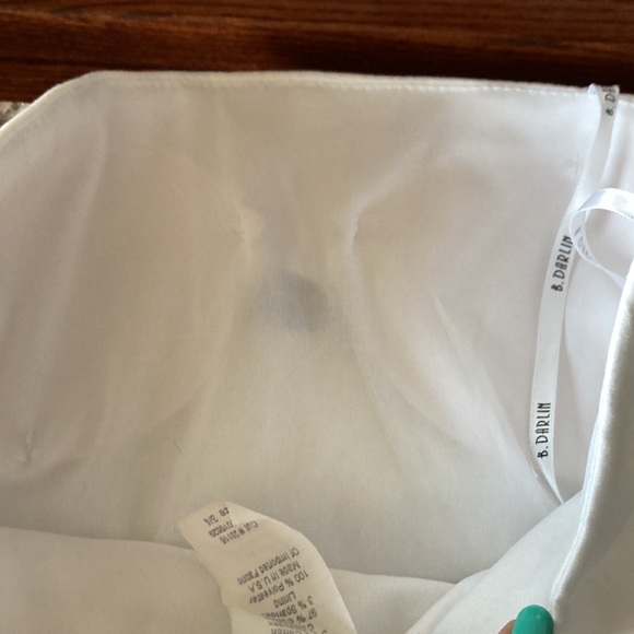 B. DARLIN strapless white and black dress size 3/4 - Picture 10 of 12